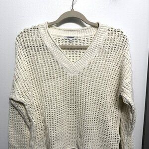 Madewell White Sweater, Size Small